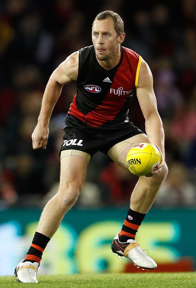 AFL 2016 Rd 18 - Essendon v Brisbane MELBOURNE, AUSTRALIA - JULY 24: James Kelly of the Bombers in action during the 2016 AFL Round 18 match between the Essendon Bombers and the Brisbane Lions at Etihad Stadium on July 24, 2016 in Melbourne, Australia. (Photo by Adam Trafford/AFL Media)